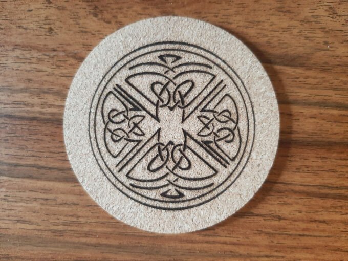 Celtic Norse Design Drink Coaster Set - Bar Coasters / Beer Mats - Image 3