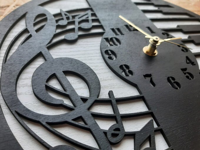 Music Themed Piano Wall Clock - Image 6