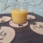 Personalised drinks coasters / dessous de verre