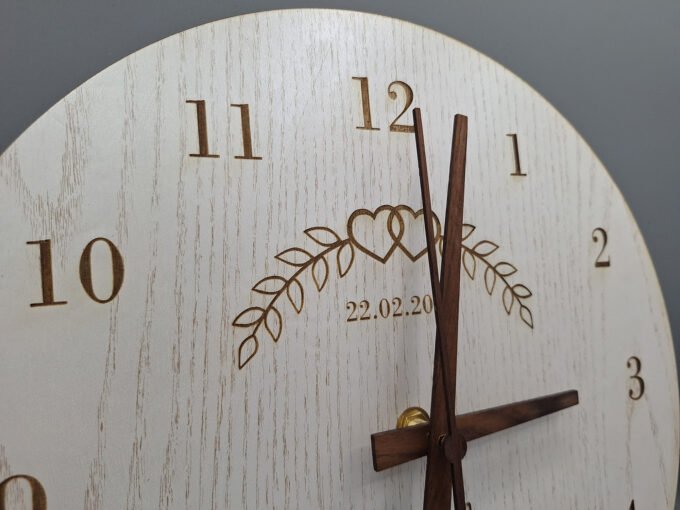 Personalised Wedding Clock - Image 4