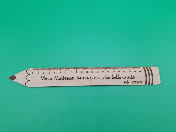 Personalised ruler for teacher - thank you gift - Image 4