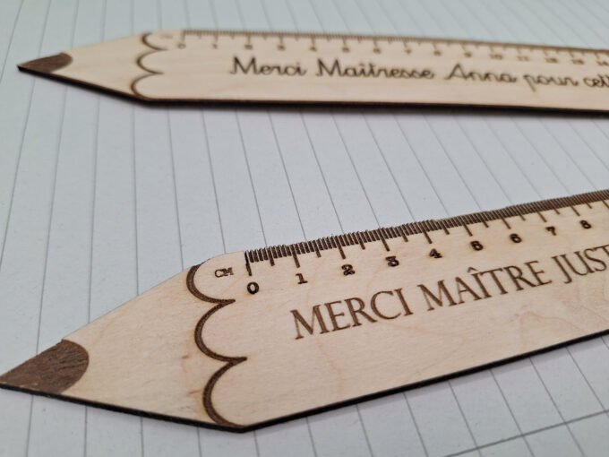 Personalised ruler for teacher - thank you gift - Image 2